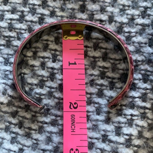 Vintage Gucci Peruzzi Snake Skin Cuff Bracelet - Picture 8 of 8